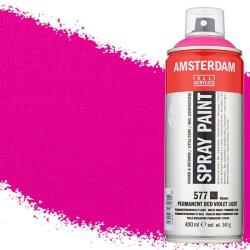 Royal Talens Amsterdam vízbázisú akrilfesték spray, 400 ml - 577, permanent red violet light