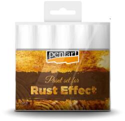 Pentart rozsda hatás festék szett, 4x20 ml, 20 ml 3D por