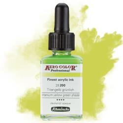 Schmincke AERO COLOR Professional retuspisztoly festék, 28 ml - 200, titanium yellow green shade