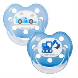 Baby-Nova Suzeta din silicon ortodontica, talia 2, 6-18 luni, 28240, Baby Nova