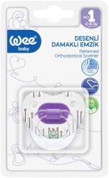 Wee Baby Suzeta din silicon ortodontica cu desen nr. 1, 1 bucata, Wee Baby