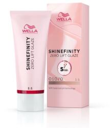 Wella Vopsea demi-permanenta Shinefinity Zero Lift Glaze 010/0 Blond luminos natural, 60 ml, Wella Professionals