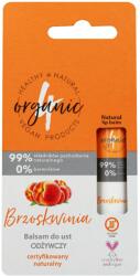 4Organic Balsam de buze hidratant Peach, 5g, 4Organic