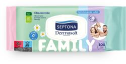 SEPTONA Servetele cu capac Family Dermasoft, 100 bucati, Septona
