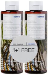 KORRES Pachet Forest Cedar Gel de dus, 2x250ml, Korres