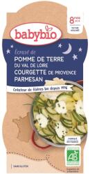BabyBio Meniu piure de cartofi si dovlecel, 2 x 200g, BabyBio