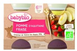 BabyBio Piure de mere, capsuni si afine Bio, 2 x 130g, BabyBio