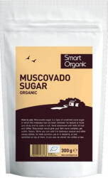 Smart Organic Zahar brun Muscovado din trestie Bio, 300g, Smart Organic