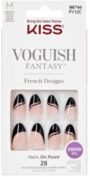 Kiss Unghii false Voguish Fantasy Medium Almond, 28 bucati, Kiss