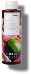 KORRES Gel de dus Ginger Lime, 250ml, Korres