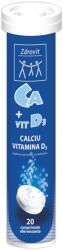 Zdrovit Calciu + Vitamina D3, 20 comprimate efervescente, Zdrovit
