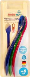 Baby-Nova Lingurite termosensibile +6 luni, 3 bucati, Baby Nova Set pentru masa bebelusi