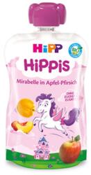 Hipp Piure din fructe cu mar, piersica si prune Mirabelle HiPPis +12 luni, 100g, Hipp