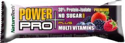 Nature Tech Baton energizant cu aroma de fructe de padure Power Pro Plus, 80g, Nature Tech