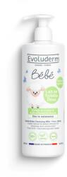 Evoluderm Lapte de curatare fata si corp pentru bebelusi, 500ml, Evoluderm