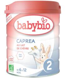 BabyBio Lapte praf de capra Caprea 2 Bio 6-12 luni, 800g, BabyBio