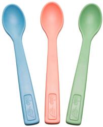 Nip Set 3 lingurite pentru bebelusi 4 luni + Eat Green, Nip Set pentru masa bebelusi