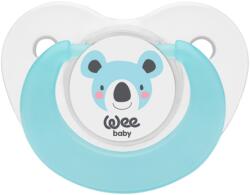 Wee Baby Set suzete din silicon cu forma ortodontica nr. 2, 2 bucati, Wee Baby