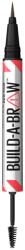 Maybelline Marker de sprancene si gel de fixare 2 in 1 262 Black Brown Build a Brow, 1.4g, Maybelline