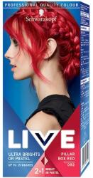 Schwarzkopf Vopsea de par semi-permanenta Brights 092 Pillar Box Red, 80ml, Live
