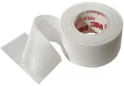 3M Healthcare Banda adeziva Transpore white 5cm x 9.14m, 1 bucata, 3M Healthcare