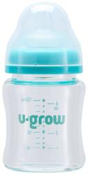 U-Grow Pachet Biberon de sticla 120ml + Tetine 2 bucati, U-Grow