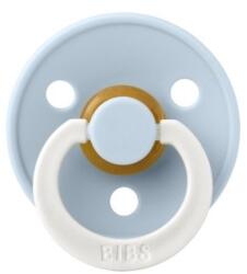 BIBS Suzeta fosforescenta din latex cu tetina rotunda 6 luni + Baby Blue Colour Glow, 1 bucata, Bibs