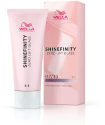 Wella Vopsea demi-permanenta Shinefinity Zero Lift Glaze 07/13 Toffee Cream, 60 ml, Wella Professionals