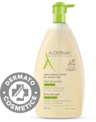 A-DERMA Gel de dus spumant ultra-bogat cu lapte de ovaz, 750 ml, A-Derma
