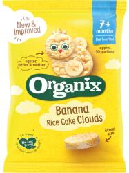 Organix Rondele din orez expandat cu banane 7+ Bio, 50g, Organix