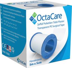 Octacare Banda adeziva cu suport de plastic, 5cmx5m, Octacare