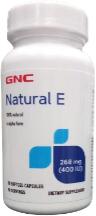 GNC Vitamina E Naturala 400 UI, 90 capsule, GNC