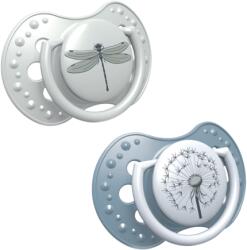 LOVI Suzeta din silicon Dynamic Botanic pentru baieti 18+luni, 2 bucati, Lovi