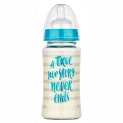 Baby-Nova Biberon cu gat larg din sticla 44240, 240ml, Baby Nova
