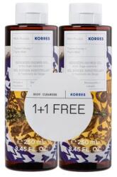 KORRES Pachet Thyme Honey Gel de dus, 2x250ml, Korres