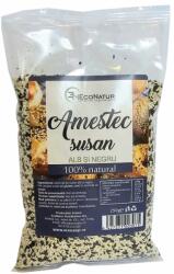 EcoNatur Amestec seminte susan alb - negru, 250g, EcoNatur