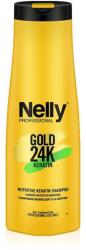 Nelly Professional Sampon nutritiv cu keratina si ulei de argan Gold 24K Keratin, 400ml, Nelly Professional