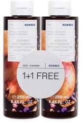 KORRES Pachet Pomegranate Gel de dus, 2x250ml, Korres