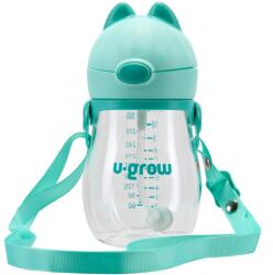 U-Grow Cana cu pai si curea Tritan UG05-SIP330, 330ml, U-Grow