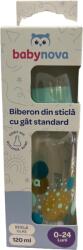 Baby-Nova Biberon din sticla 0-24 luni, 120ml, Baby Nova