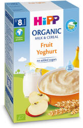 Hipp Lapte&cereale cu fructe si iaurt Eco, 250g, HiPP