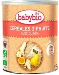BabyBio Bio 5 cereale cu banane mere si quinoa, 220g, BabyBio