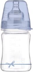LOVI Biberon sticla baieti Diamond Glass Baby Shower, 150ml, LOVI