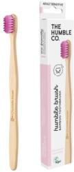 The Humble Co. Periuta de dinti din bambus White Pink, 1 bucata, Humble