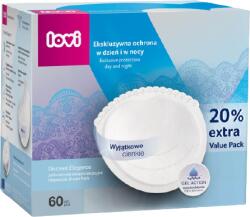 LOVI Tampoane pentru san Discreet Elegance, 60 bucati, Alb, LOVI