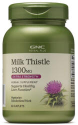 GNC Silimarina 1300 mg Herbal Plus, 60 tablete, GNC