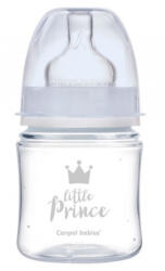 Canpol babies Biberon albastru anticolici cu gat larg PP EasyStart Royal Baby, 120ml, Canpol babies
