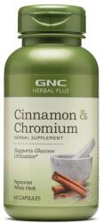 GNC Extract standardizat de scortisoara si crom Herbal Plus®, 60 capsule, GNC