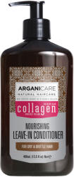 Arganicare Balsam fara clatire cu Colagen pentru par subtire, deteriorat si fragil, 400ml, Arganicare
