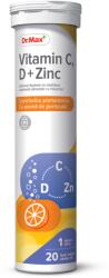 Dr. Max Vitamina C, D + Zinc, 20 comprimate efervescente